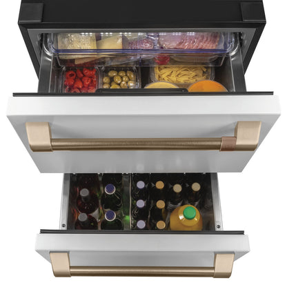Café CDE06RP4NW2 5.7 Cu. Ft. Built-In Dual-Drawer Refrigerator