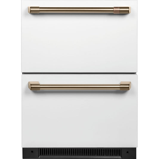 Café CDE06RP4NW2 5.7 Cu. Ft. Built-In Dual-Drawer Refrigerator