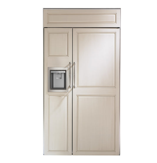 Monogram 42" Panel-Ready Built-In Side-by-Side Refrigerator with Dispenser