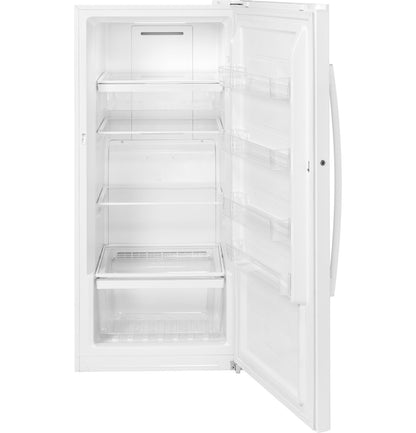 GE FUF14SMRWW 14.1 Cu. Ft. Frost-Free Upright Freezer, Garage Ready – White