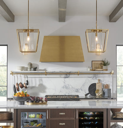 Monogram ZVC48DTB1 48" Custom Brass Wall Hood - Brass