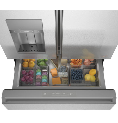 Café CXE22DM5PS5 22.3 Cu. Ft. Smart Counter-Depth 4-Door French Door Refrigerator