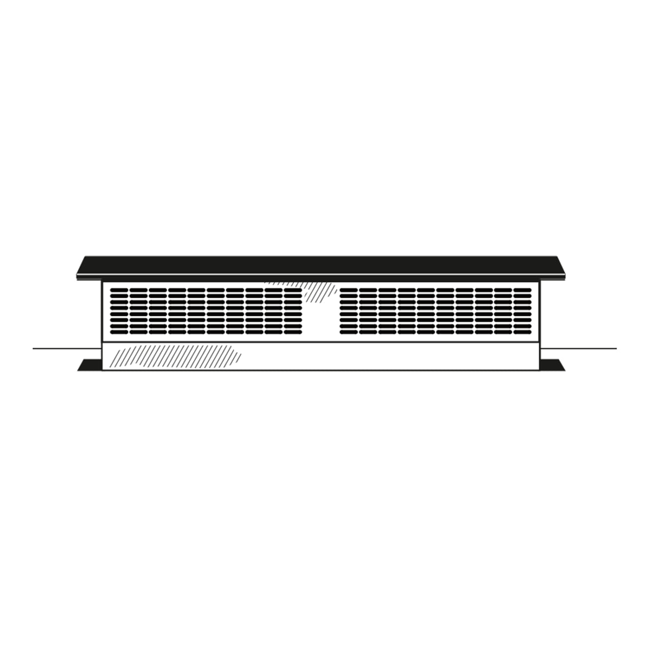 GE UVD6361SPSS 36" Telescopic Downdraft Ventilation System – Stainless Steel