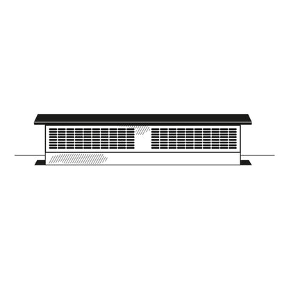 GE UVD6361SPSS 36" Telescopic Downdraft Ventilation System – Stainless Steel