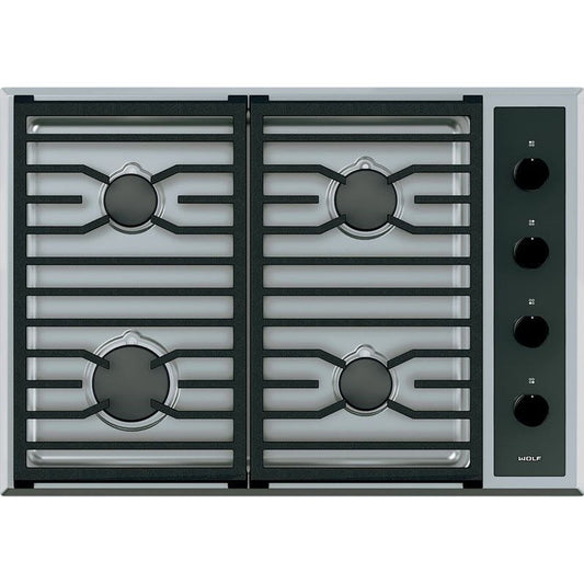 Wolf CG304T/S 30″ Transitional Gas Cooktop