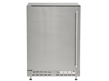 Coyote C124R-S 24" Built-In Outdoor Compact Refrigerator – Stainless Steel