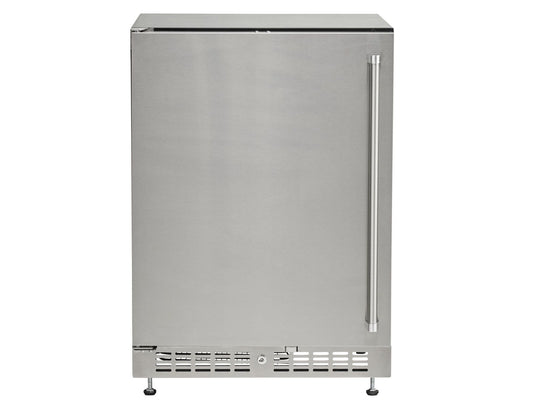 Coyote C124R-S 24" Built-In Outdoor Compact Refrigerator – Stainless Steel