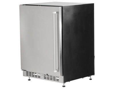Coyote C124R-S 24" Built-In Outdoor Compact Refrigerator – Stainless Steel