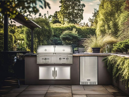 Coyote C3HY50 50" Built-In Hybrid Gas & Charcoal Grill – Stainless Steel