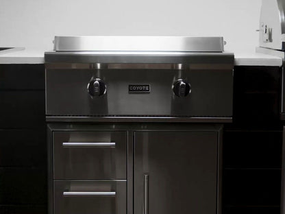 Coyote C3FTG30 30" Built-In Flat Top Grill – Stainless Steel