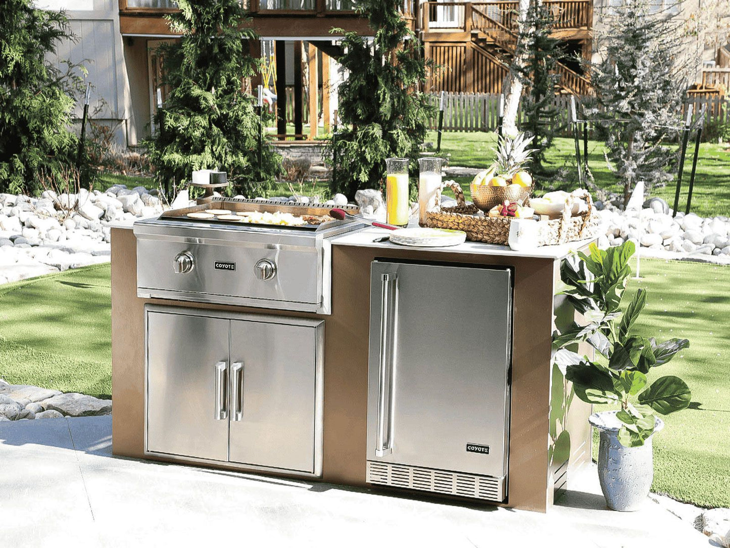 Coyote C121R-S-L 21" Built-In Outdoor Compact Refrigerator – Stainless Steel