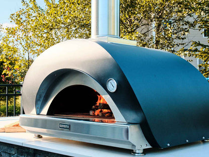 Coyote C1PZ40WMB 40" DUOMO Wood-Fired Pizza Oven – Matte Black