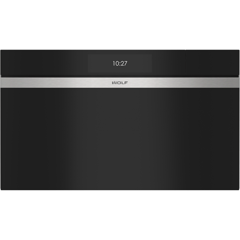 Wolf CSOP3050CM/B 30″ M Series Contemporary Handleless Convection Steam Oven - Plumbed