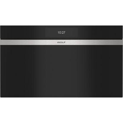 Wolf CSOP3050CM/B 30″ M Series Contemporary Handleless Convection Steam Oven - Plumbed