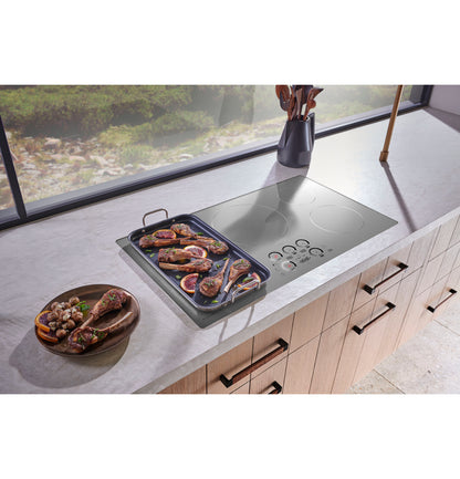 Monogram ZHU36RSTSS 36" Induction Cooktop with Precision Temperature Control - Silver