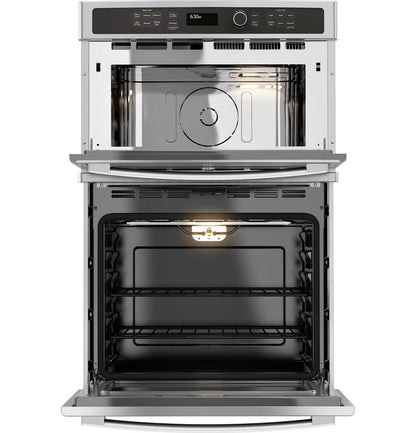 GE JK3800SHSS 27" Built-In Combination Microwave Wall Oven – Stainless Steel