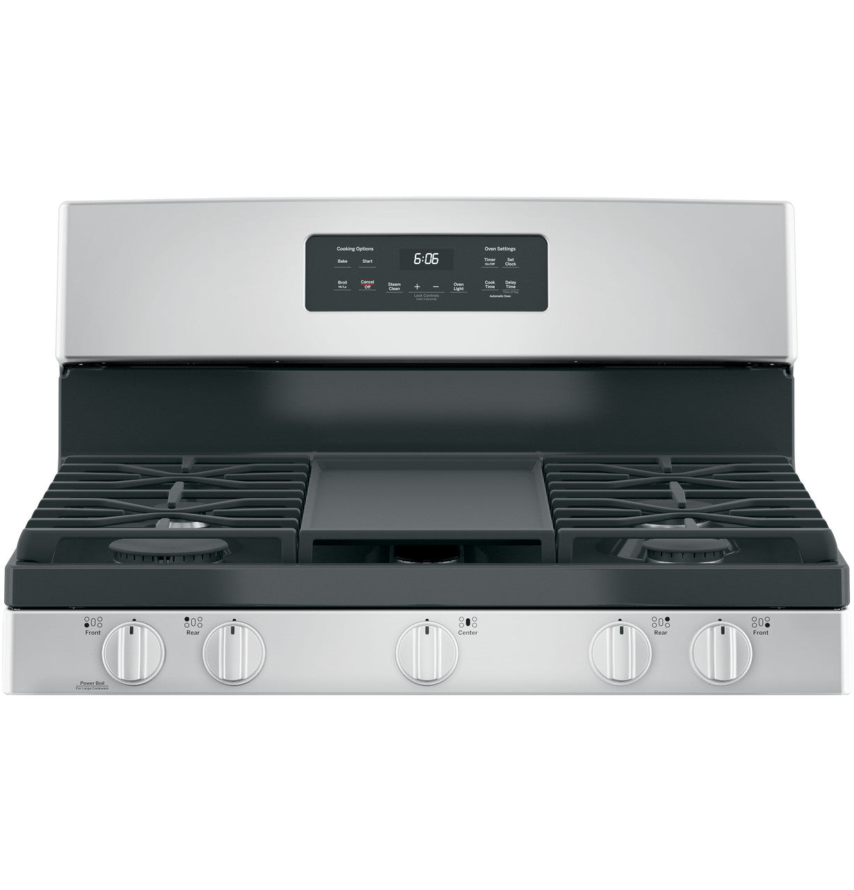 GE JGBS66REKSS 30" Free-Standing Gas Range – Stainless Steel