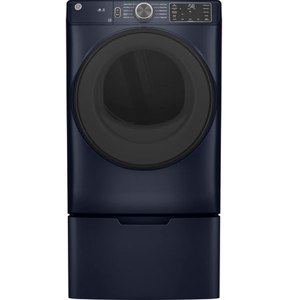 GE GFD55ESPRRS 7.8 Cu. Ft. Smart Front Load Electric Dryer with Sanitize Cycle – Sapphire Blue