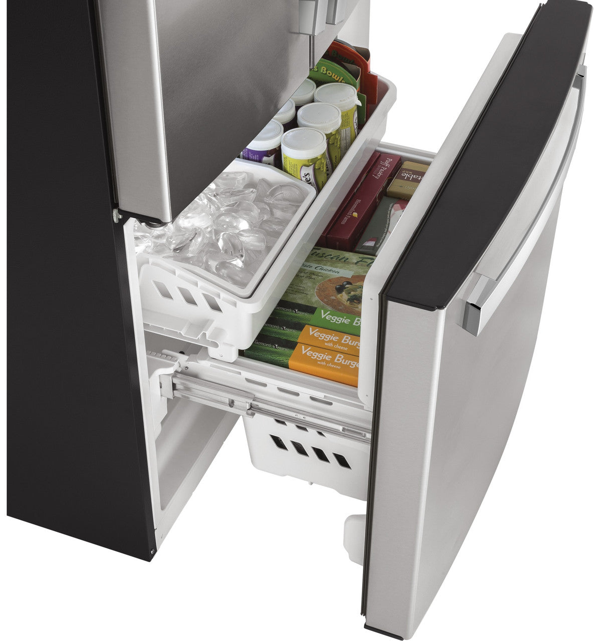 GE GWE19JYLFS 33-inch Counter-Depth French Door Refrigerator