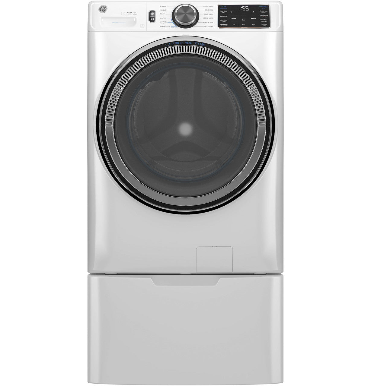 GE GFW655SSVWW 5.0 cu. ft. Front Load Washer with UltraFresh Vent