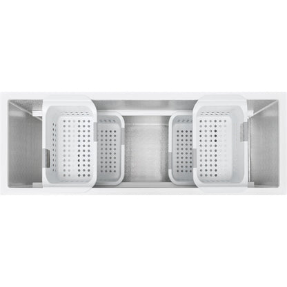 GE FCM16DLWW 15.7 Cu. Ft. Manual Defrost Chest Freezer – White