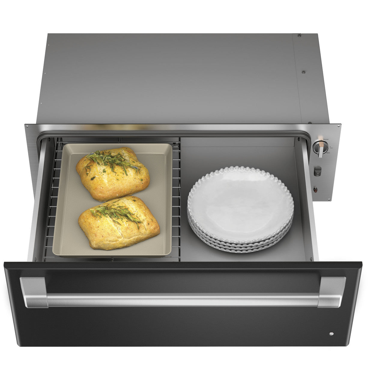 Cafe CTW900P2PS1 30" Warming Drawer in Matte Black