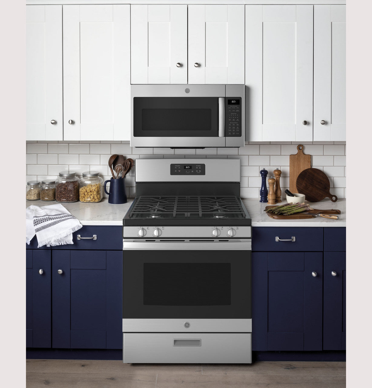 GE JGBS61RPSS 30" Free-Standing Gas Range – Stainless Steel
