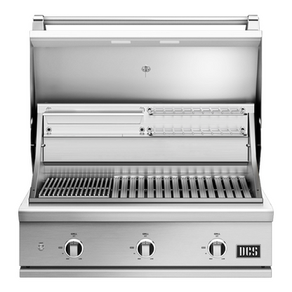 DCS BE1-36C 36" Series 9 Built-In Charcoal Grill and Gas