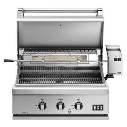DCS BH1-30R 30" Built-In Gas Grill with Rotisserie
