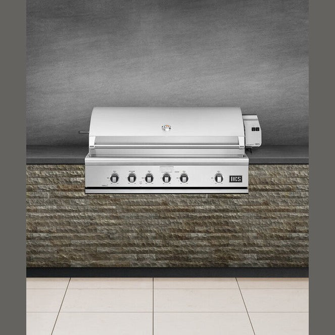 DCS BH1-48RI 48-inch Built-In Gas Grill with Rotisserie and Infrared Sear Burner