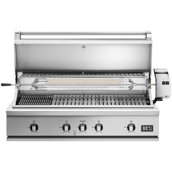 DCS BH1-48RI 48-inch Built-In Gas Grill with Rotisserie and Infrared Sear Burner