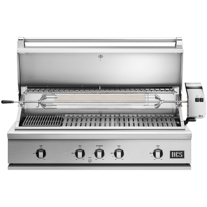 DCS BH1-48RI 48-inch Built-In Gas Grill with Rotisserie and Infrared Sear Burner