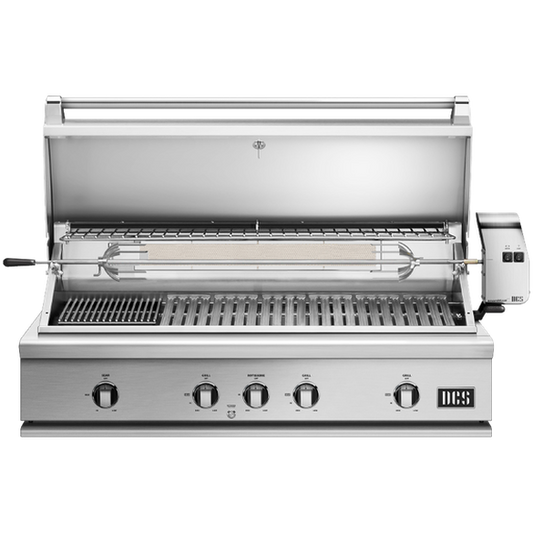 DCS BH1-48RI 48-inch Built-In Gas Grill with Rotisserie and Infrared Sear Burner