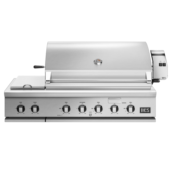 DCS BH1-48RS 48-inch Built-In Gas Grill with Rotisserie and Side Burner
