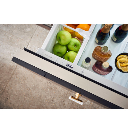 Monogram ZIDI240HII 24" Panel-Ready Built-In Double-Drawer Refrigerator