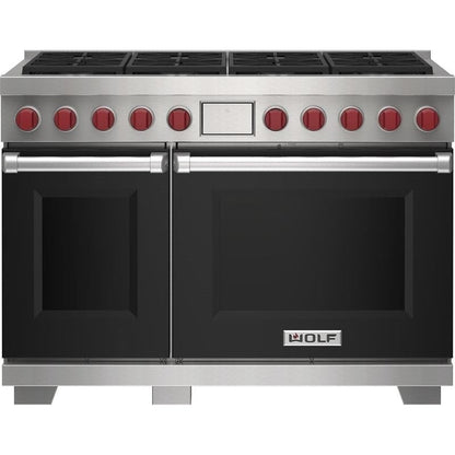 Wolf 48" Dual Fuel Range - 8 Burners DF48850/BK/P
