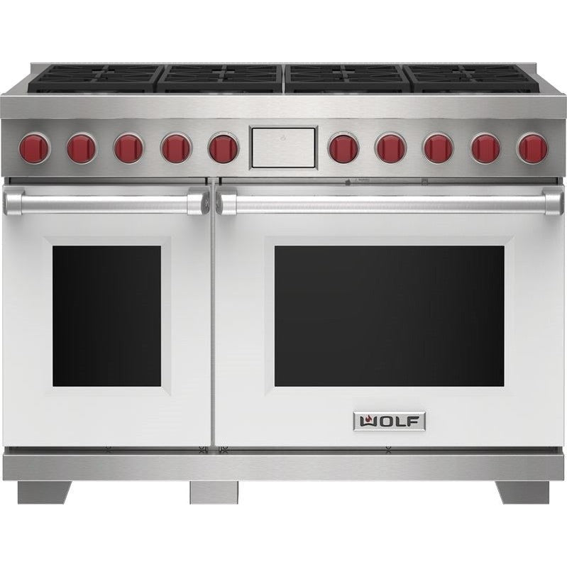 Wolf 48" Dual Fuel Range - 8 Burners DF48850/WH/P