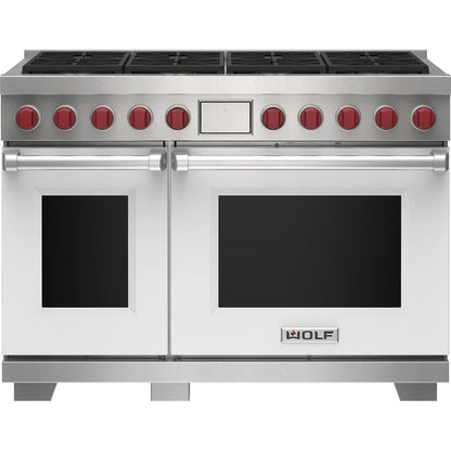 Wolf 48" Dual Fuel Range - 8 Burners DF48850/WH/P
