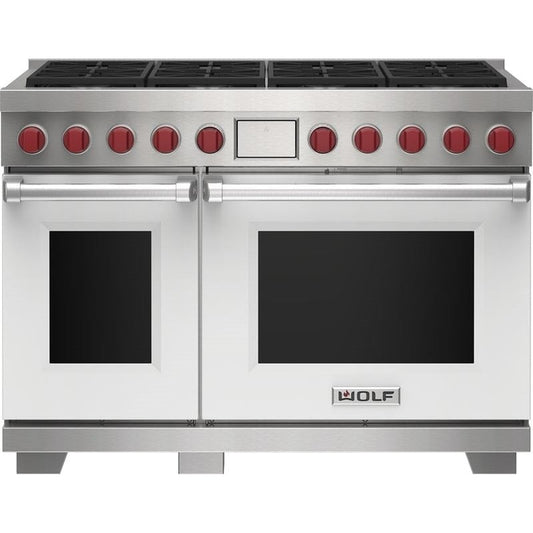 Wolf 48" Dual Fuel Range - 8 Burners DF48850/WH/P