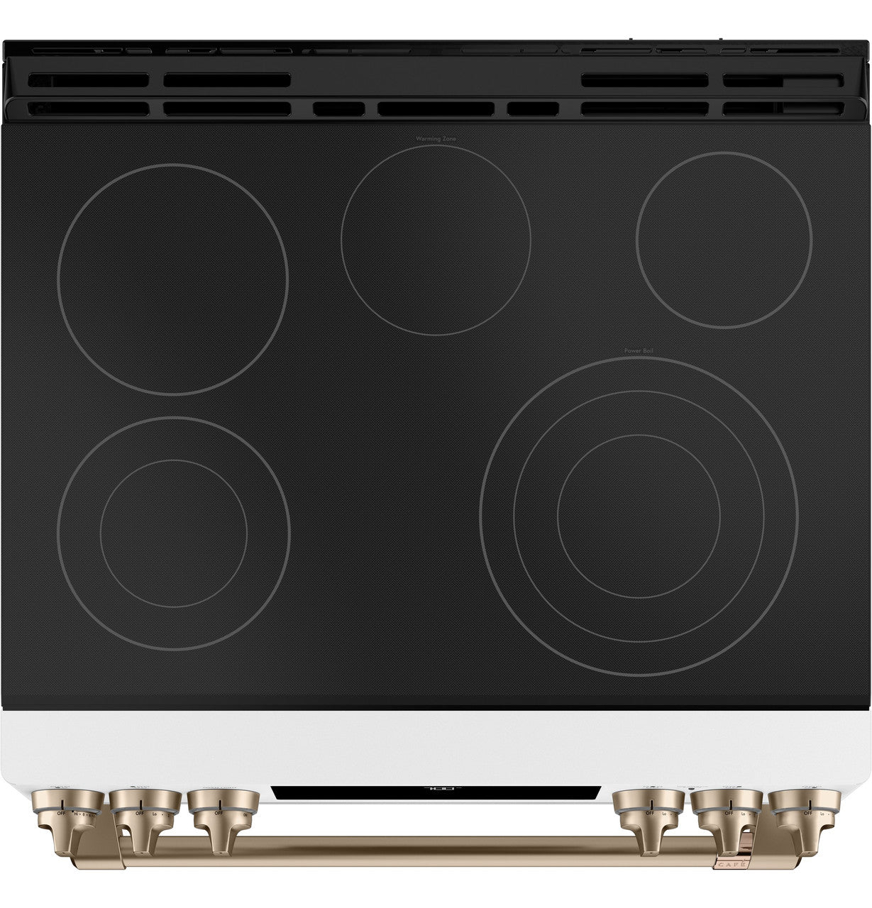 Cafe CES750P4MW2 30" Smart Slide-In Radiant and Convection Double-Oven Range