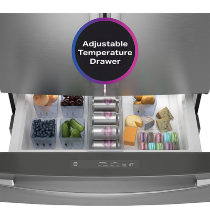 GE Profile PGD29BYTFS 36" 28.7 Cu. Ft. 4-Door French Door Refrigerator with Door-in-Door