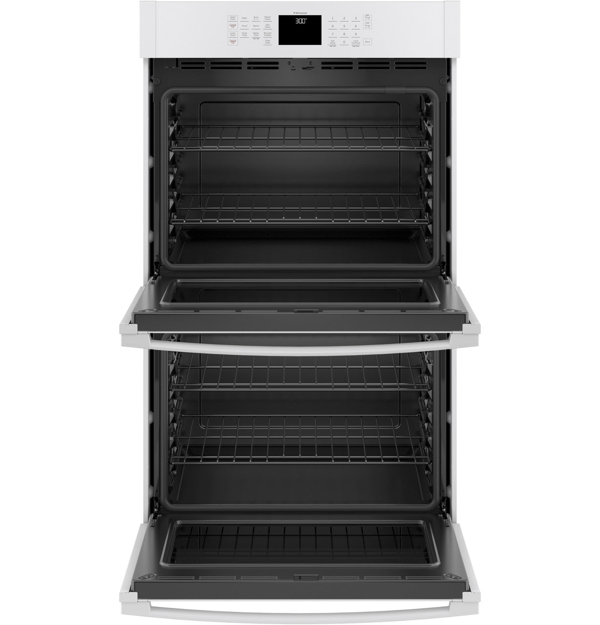 GE JTD3000DNWW 30" Smart Built-In Double Wall Oven – White