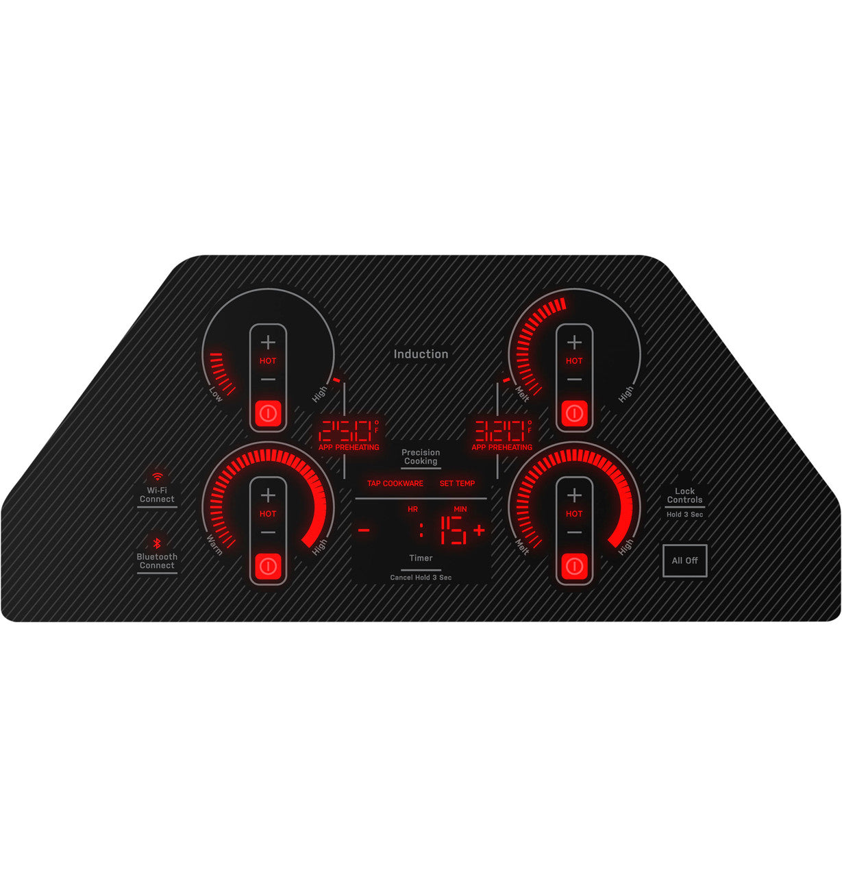 GE Profile PHP7030DTBB 30-inch Built-In Touch Control Induction Cooktop