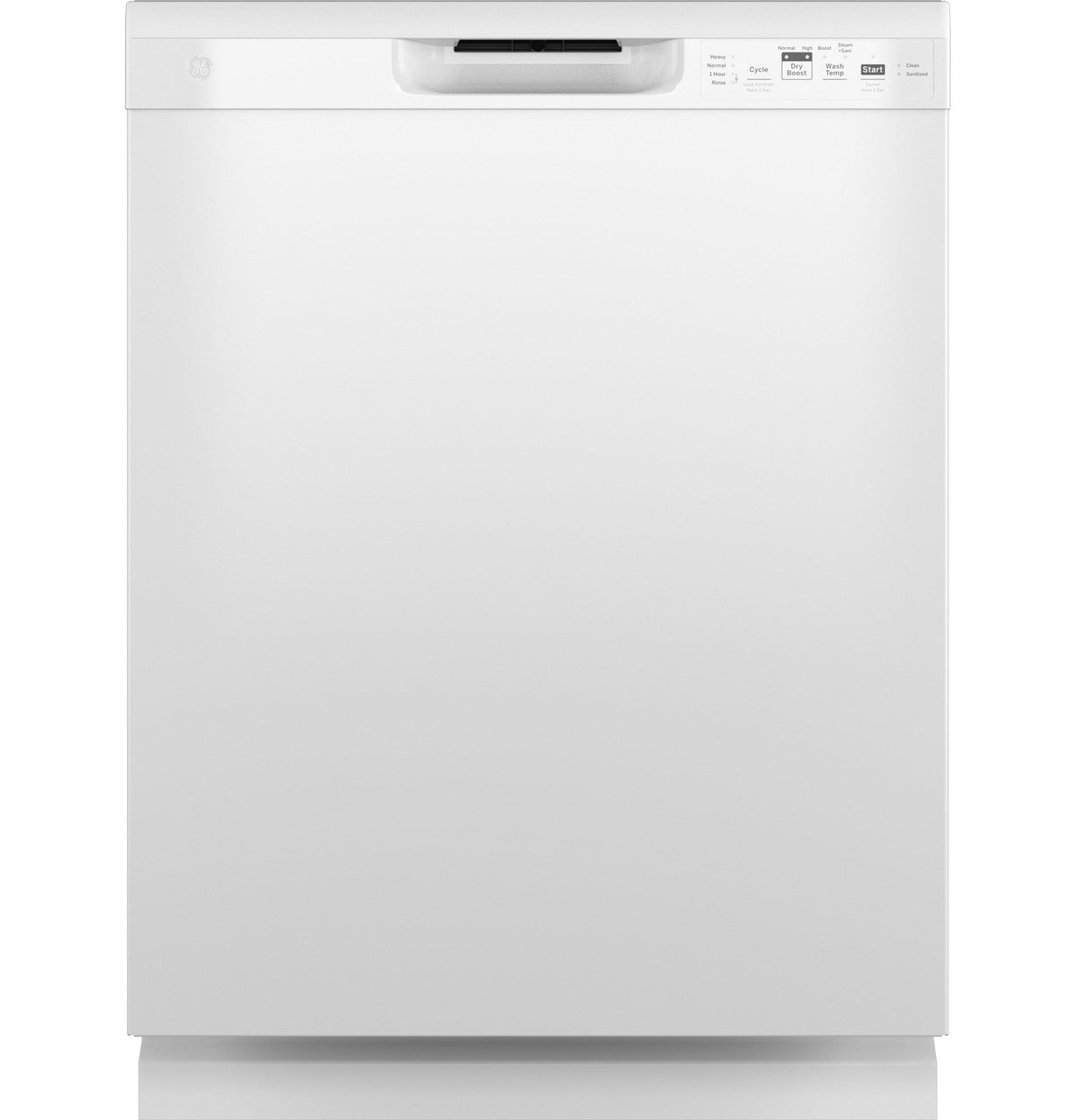 GE GDF535PGRWW 24" ENERGY STAR® Dishwasher with Front Controls – White