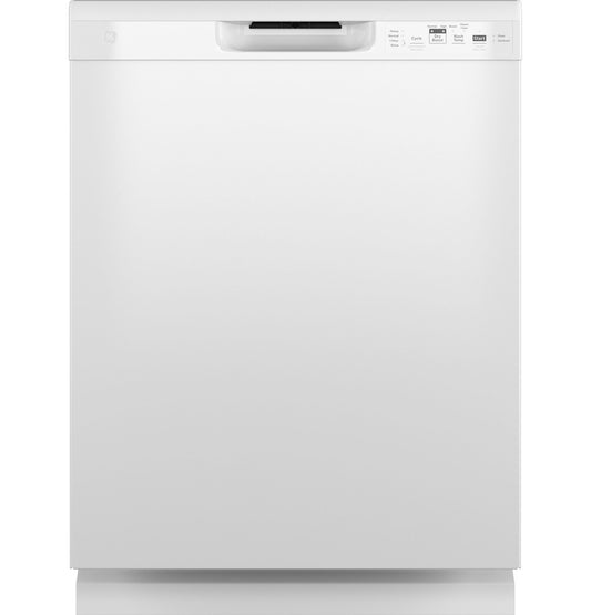 GE GDF535PGRWW 24" ENERGY STAR® Dishwasher with Front Controls – White