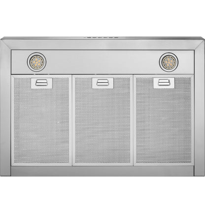 GE UVW8301SLSS 30" Designer Wall-Mount Hood with Dimmable LED Lighting – Stainless Steel