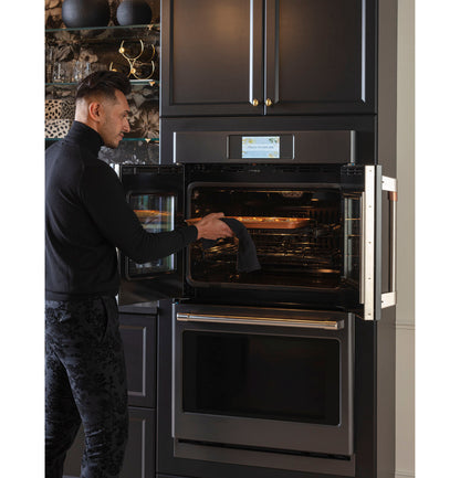 Cafe CTD90FP3ND1 30" Smart Built-In Convection French-Door Double Wall Oven – Matte Black
