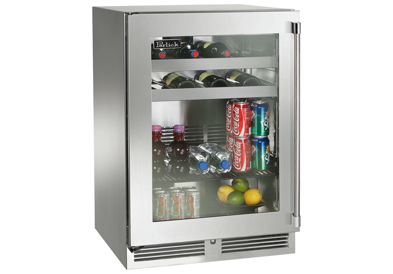 Perlick HP24RM-4 24" Signature Series Marine & Coastal Refrigerator – Stainless Steel