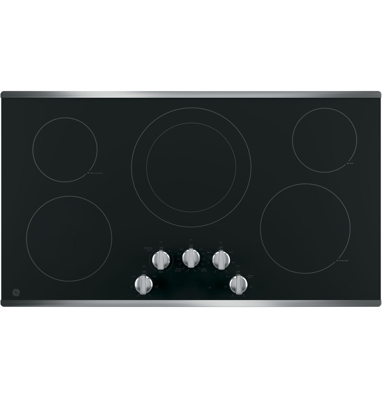GE JP3036SLSS 36" Built-In Electric Cooktop – Stainless Steel