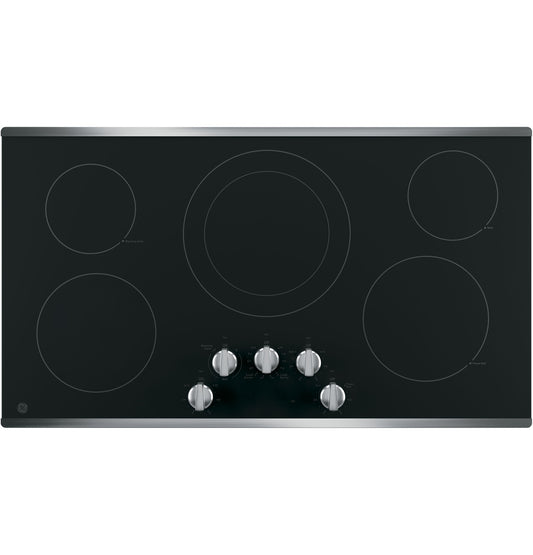 GE JP3036SLSS 36" Built-In Electric Cooktop – Stainless Steel